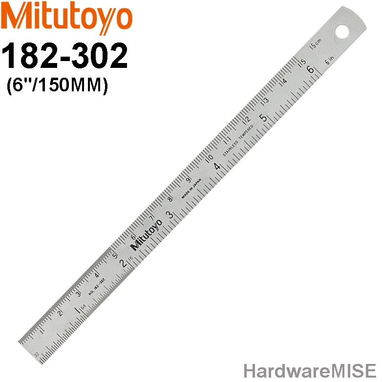 Mitutoyo 182-302 Steel Rule Semi Flexible Rules 6