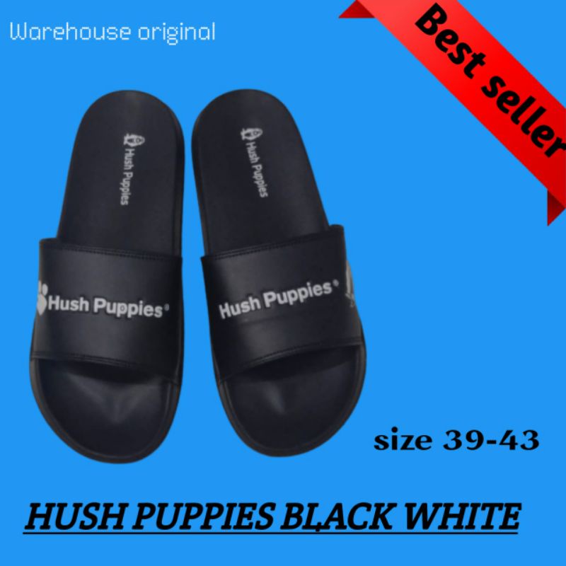 Hush PUPPIES Black White ORIGINAL Sandal/Men's Sandal / Sandal/Slide ...