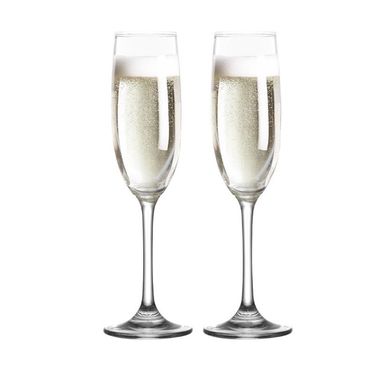 Flute Champagne Cocktail Glass Wine Glass 205ml Set of 2 -USAgoods ...