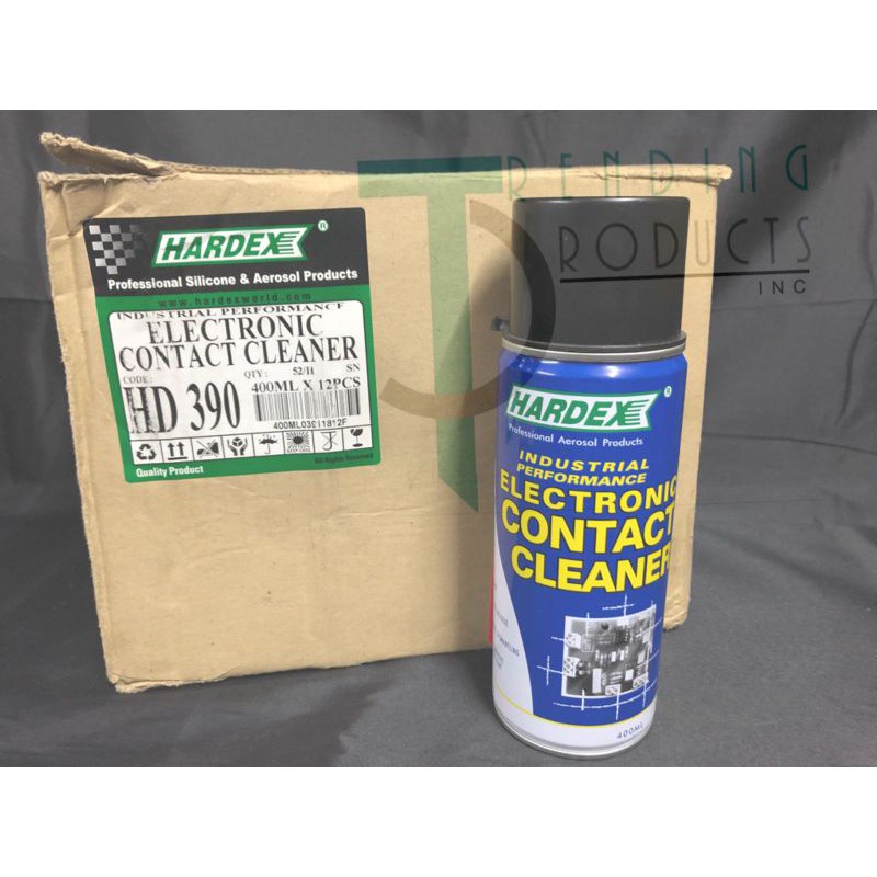 【READY Stock】 Hardex Electronic Contact Cleaner 400ml Use in PC Board,Relays,Electrical Parts