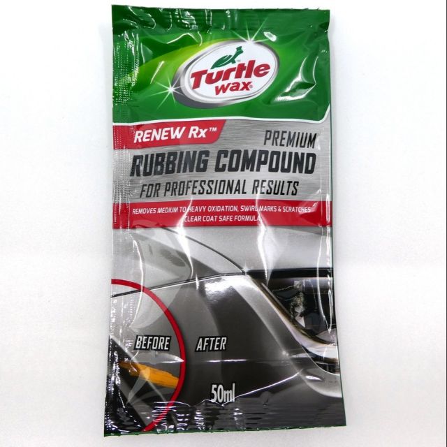 Turtle Wax Rubbing Compound (50ml) Shopee Philippines