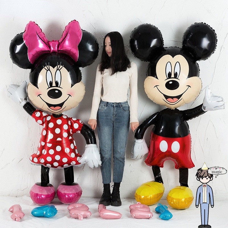 12 Globos Minnie Mouse 65 cm