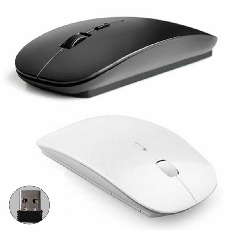 Wireless Mouse Bluetooth 2.4Ghz Receiver Optical Adjustable Wireless Mice Rechargeable Mouse