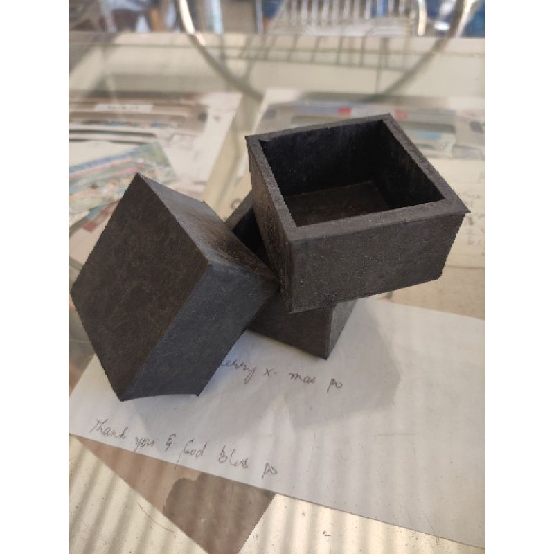 2x2 Goma Rubber MAKAPAL foot Cover Tubular Protector Furniture Square Stainless Chair Table Metal Shopee Philippines