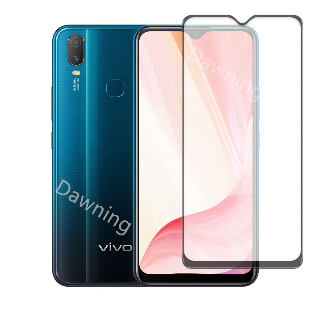 Vivo Y16 Y02 Y35 Y02s V19 Y11 Y19 Full Tempered Glass Full Coverage Screen Protector Shopee 7319