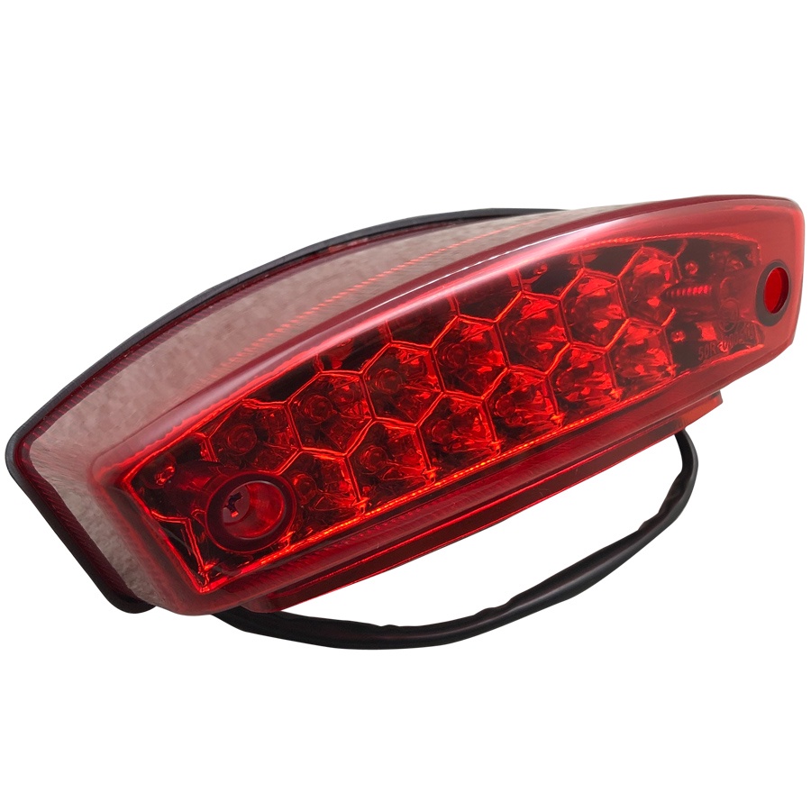 12V Motorcycle Tail Light Universal Motorbike Accessories LED Rear ...