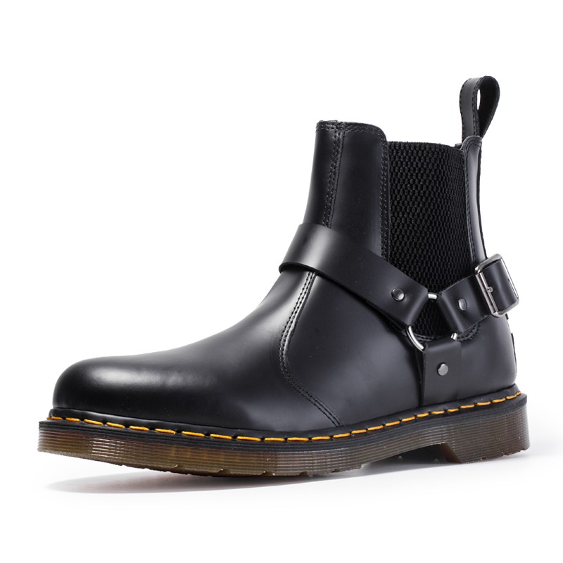 Dr. Martens Air Wair Buckle Martin Boots Crusty Couple Models Men 