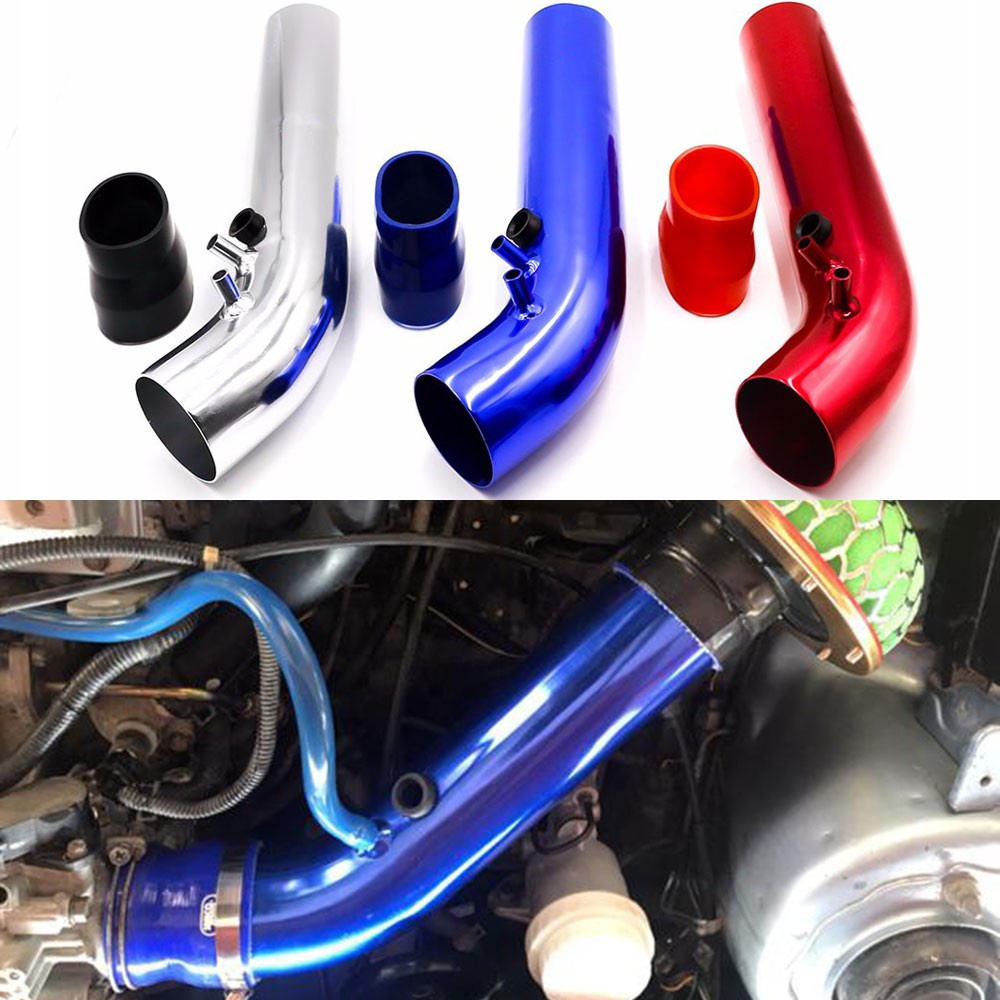 Universal 76mm Aluminum Long Air Intake Pipe for Cold Air Inlet 3inch