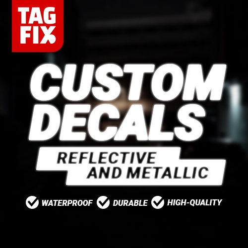 Custom Made Reflective Diecut Vinyl Sticker Decals Shopee Philippines