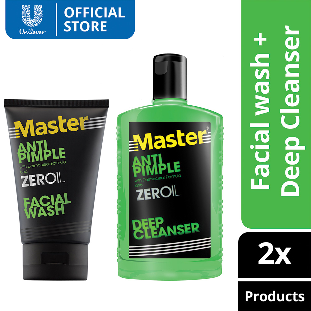Master Anti Pimple Facial Wash 100g + Master Anti Pimple Toner Deep ...