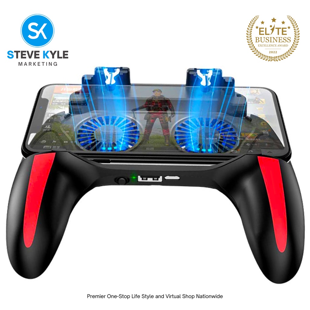 Rechargeable H10 2 Cooling Fan Game Pad Controller For PUBG Gamepad ...