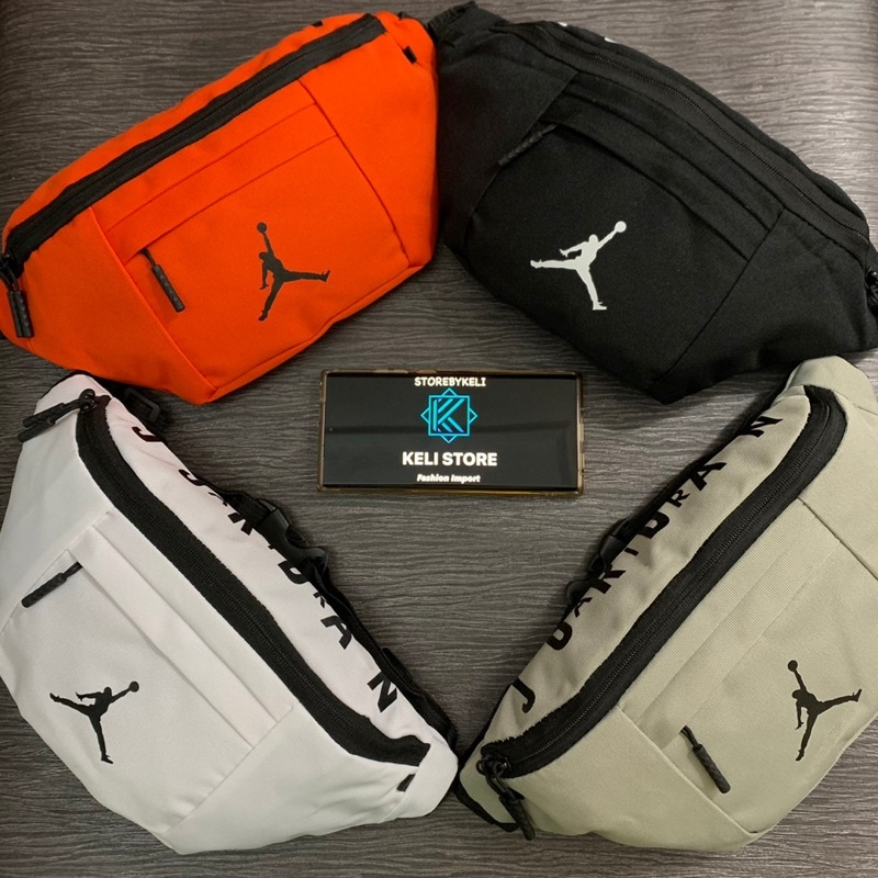 Waistbag Jordan Top Font Canvas/Canvas Sling Bag/Waist Bag/WB Jordan