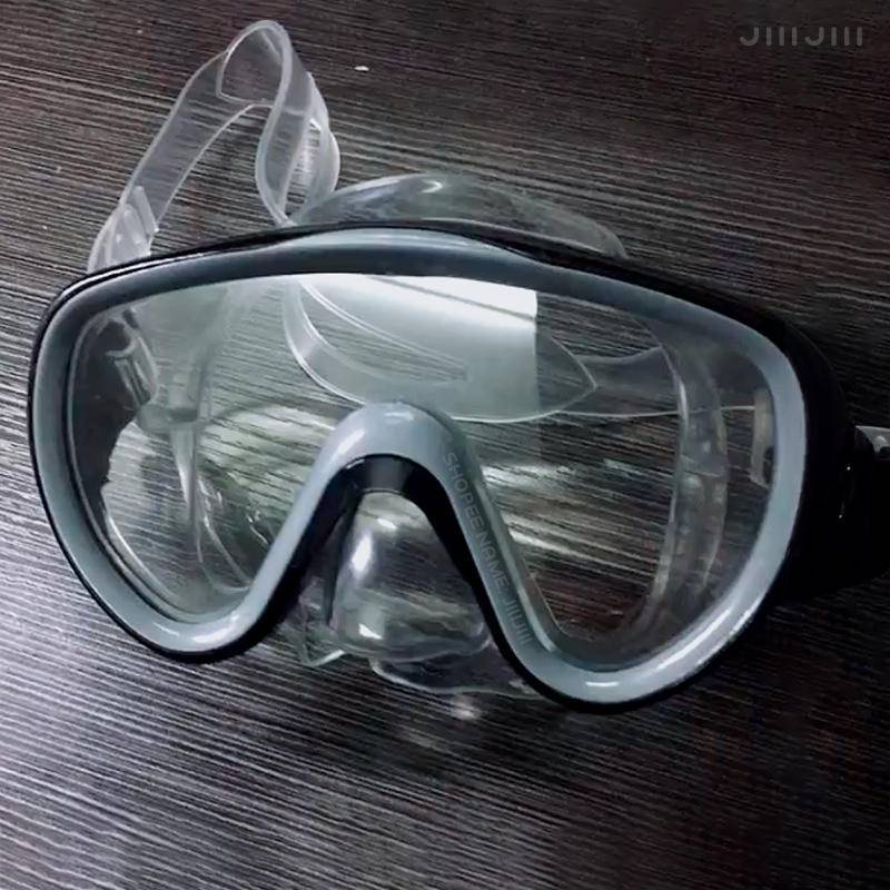 Diving mask adult unisex highdefinition tempered glass goggles