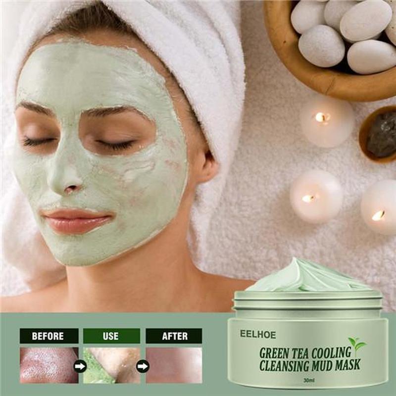 Green Tea Mask Oil Control Acne Clearing Peel Off Cleansing Mask