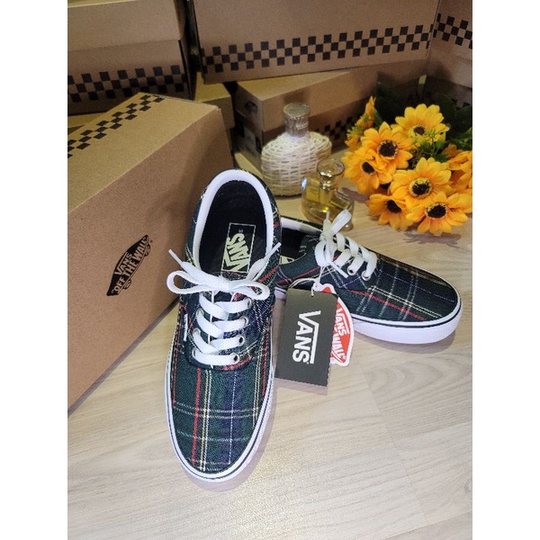 Vans era outlet tartan plaid sneaker