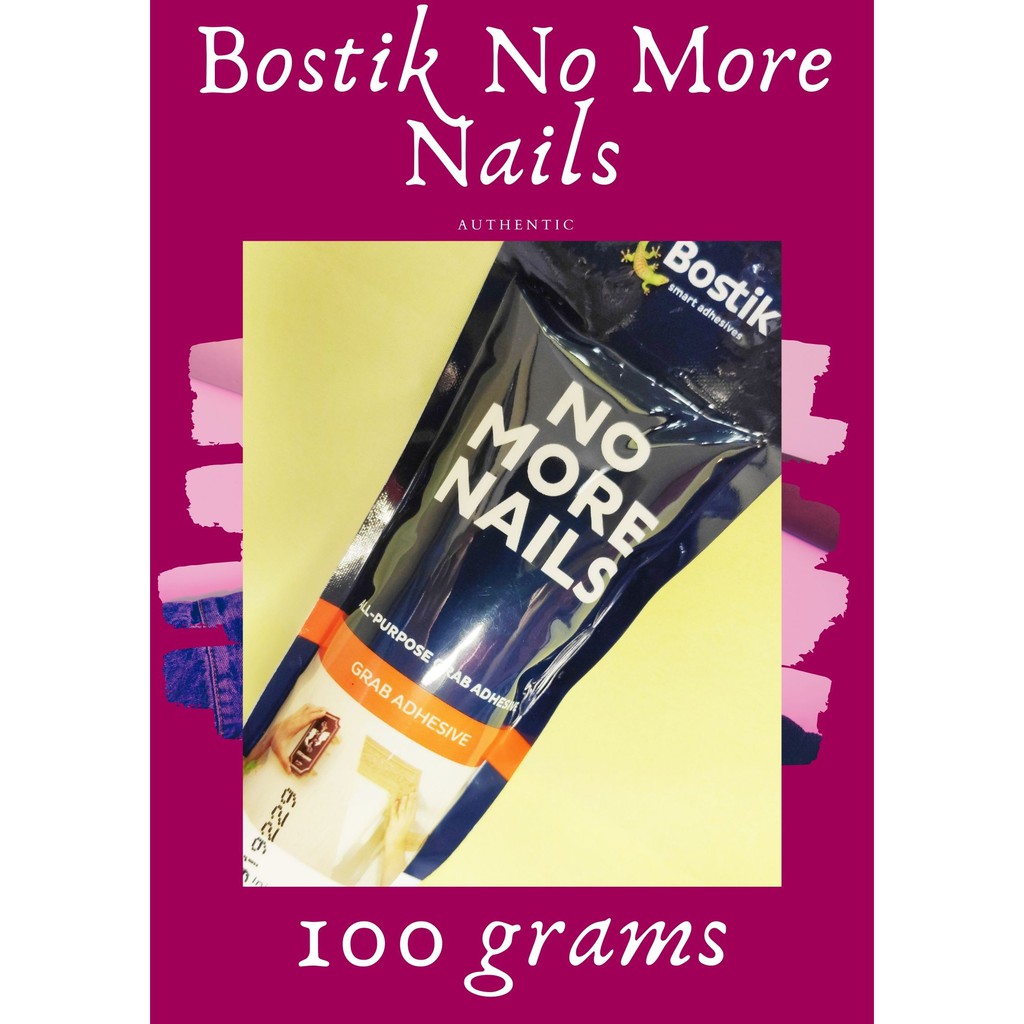 Bostik No More Nails Multi-purpose Construction Adhesive General Grab ...