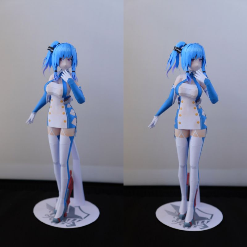 Anime girl paper model [Azur Lane] USS St.Louis | Shopee Philippines