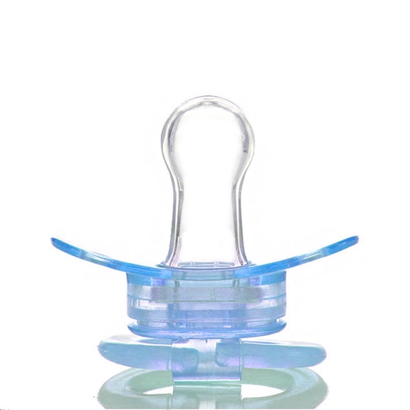Soft Silicone One Piece BPA-Free Pacifier with Handle for Babies 0-12 ...