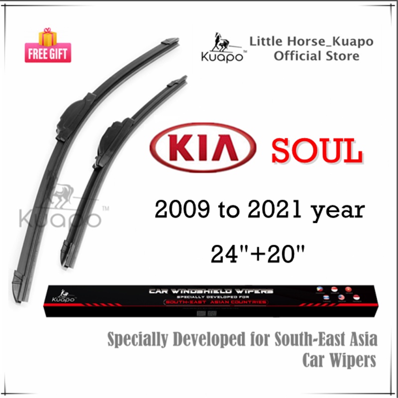 Kia SOUL Wiper Blade Set/Pair for 2009 to 2021 year Car Window Wiper