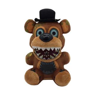 ❖1pcs FNAF Plush Toys 18cm Five Nights At Freddy's 4 Freddy Bear Chica  Bonnie Foxy Plush Keychain Pe