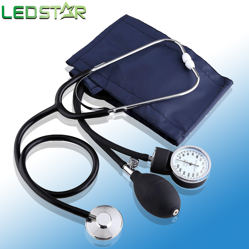 aneroid-sphygmomanometer-blood-pressure-measure-device-kit-cuff