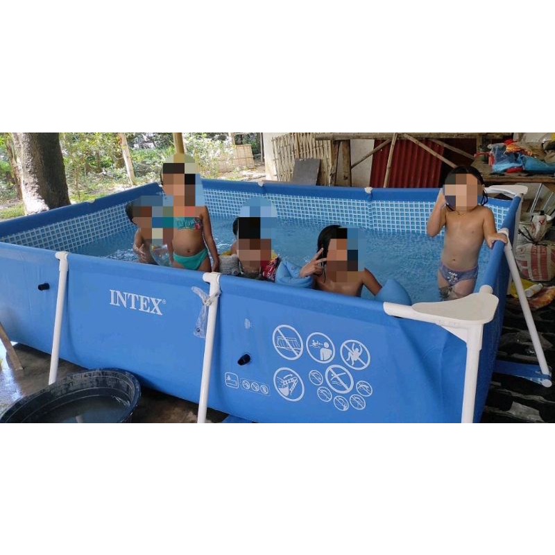 INTEX 3M FRAME POOL + FREEBIES | Shopee Philippines
