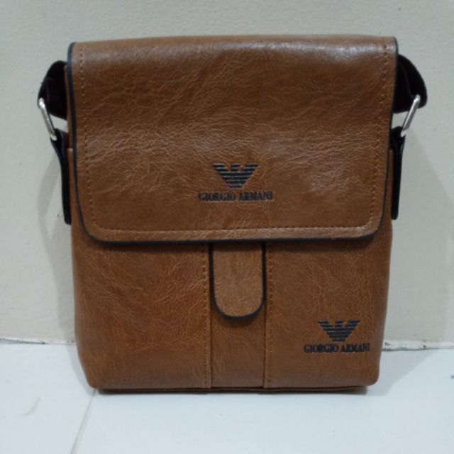 Giorgio Armani Sling Bag (Genuine Leather) | Shopee Philippines