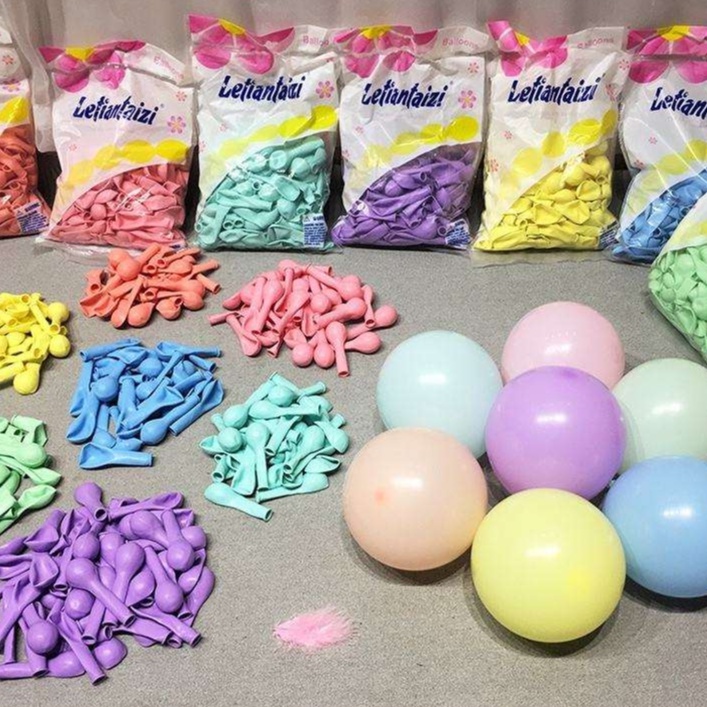 Baptism/Party20/50/100PCS set 5 Inch Macarons Color Pastel Candy