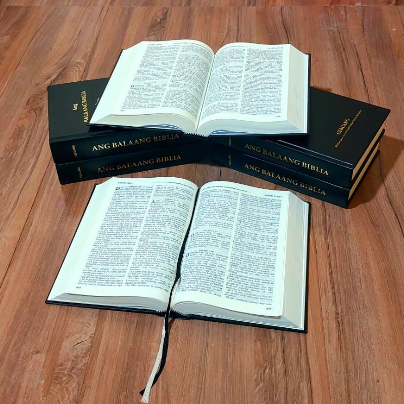 KJV CEBUANO HOLY BIBLE LARGE SIZE Bisaya Hardbound Red Letter Maayong ...