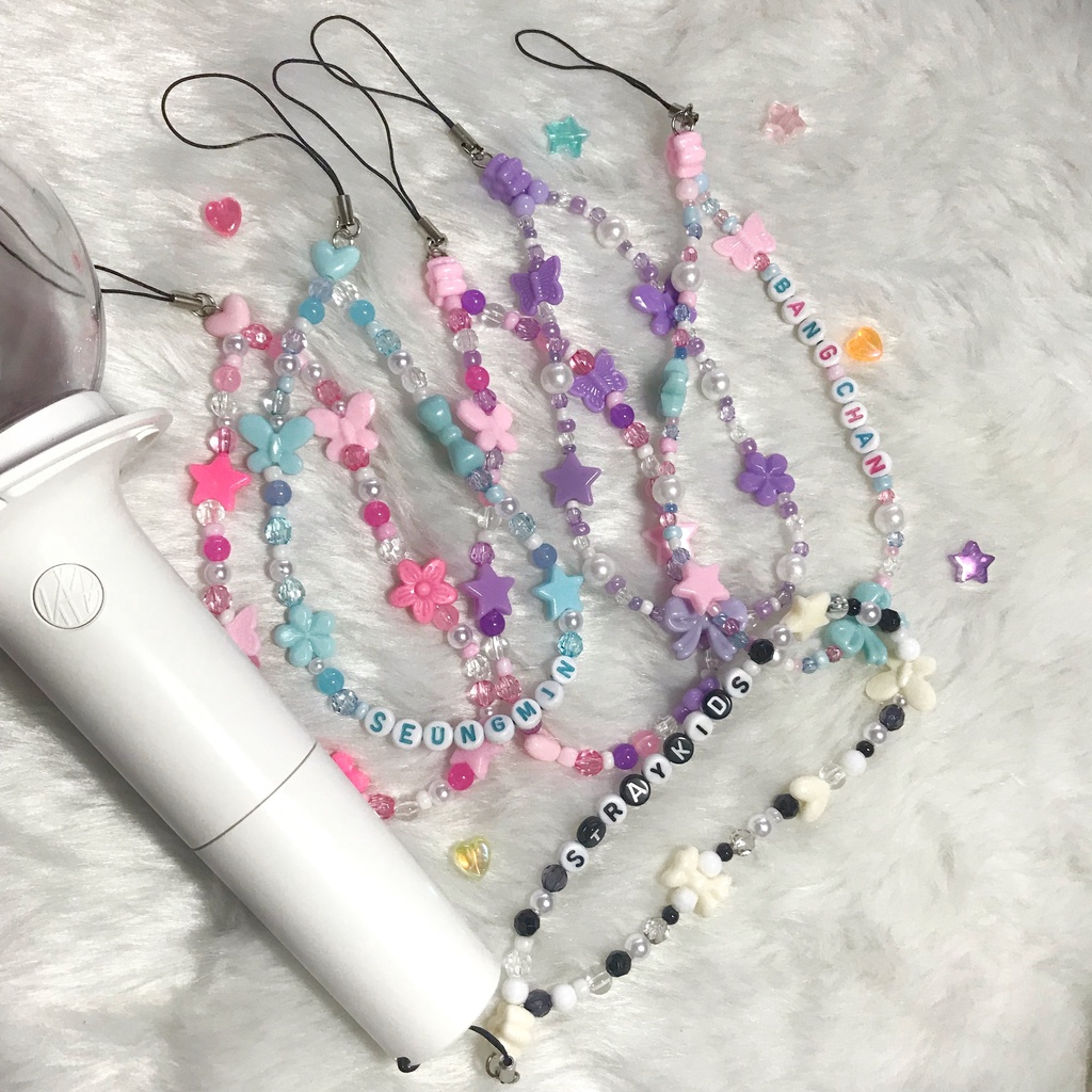 thumbnail image 2 of Custom Beaded Phone Charm/ Cute Y2k Style Phone Chan/ Charm/ | Etsy 2 of 14