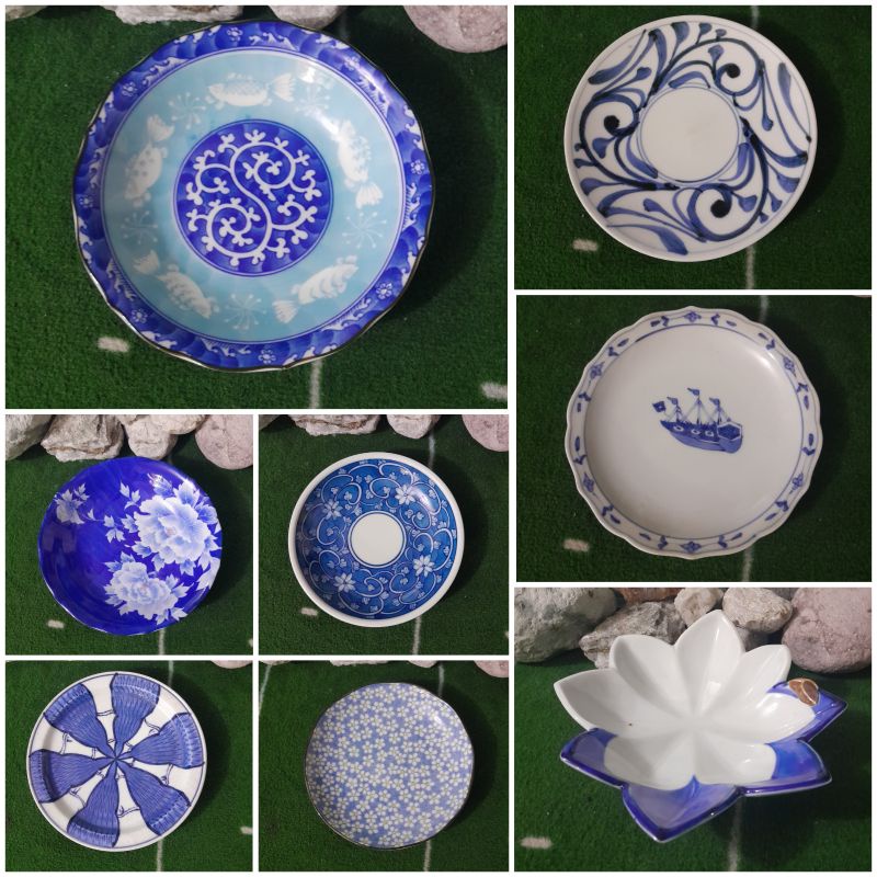 Japan/UK surplus decorative side plates / cake plates 67 inch diamtrs