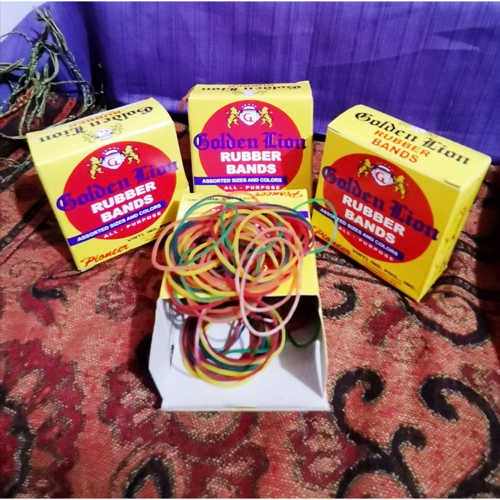 Golden Lion Rubber Bands All Purpose (Assorted Sizes and Colors) 5