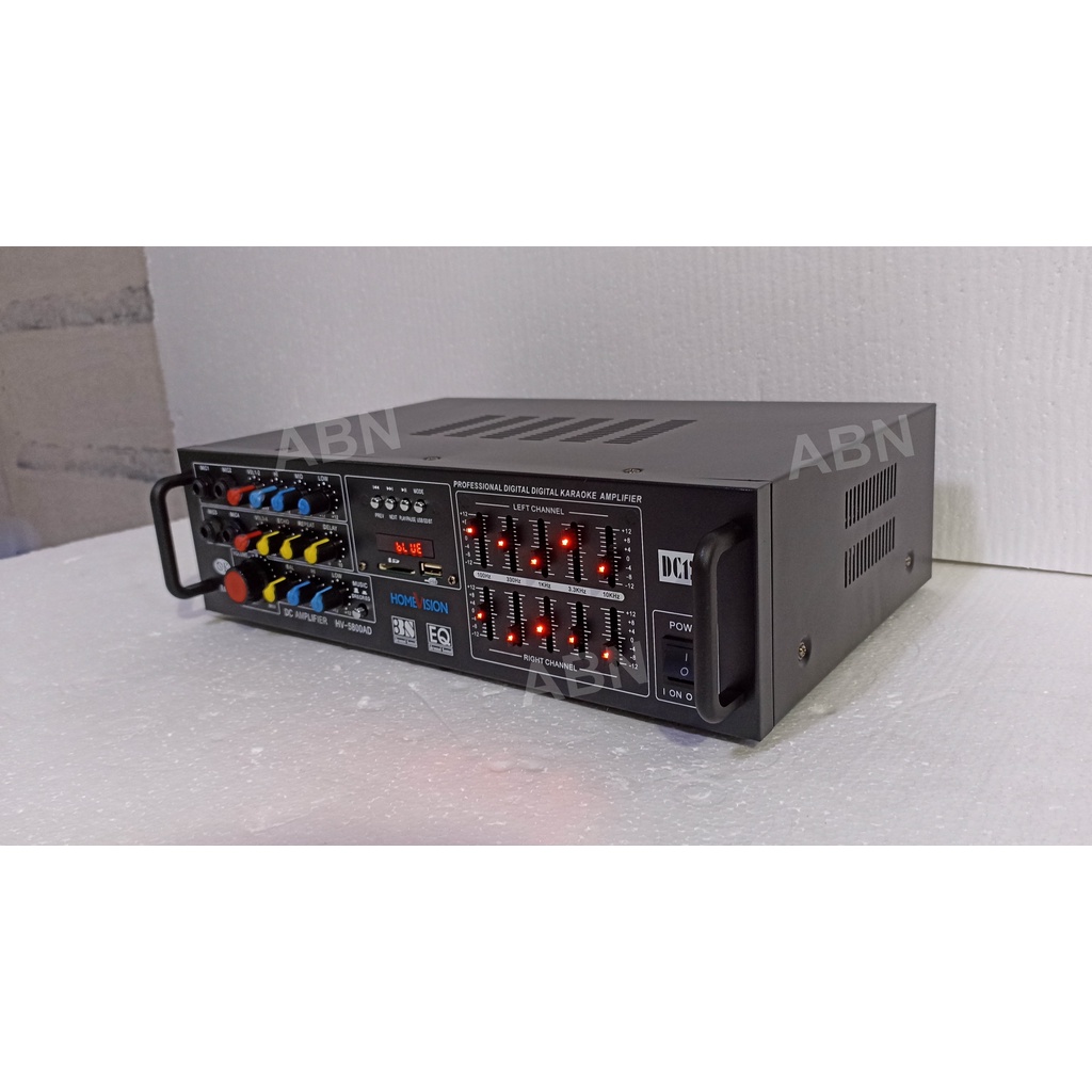 HV5800 AD Homevision 12V Motorcycle Amplifier with Bluetooth /USB/SD/FM