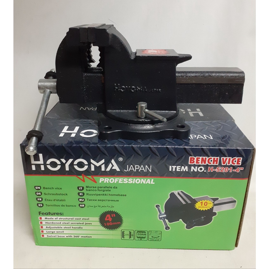 Hoyoma Japan Bench Vise 4" Shopee Philippines