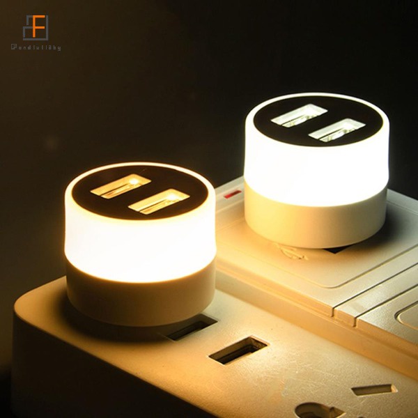 USB Plug Lamp Computer Mobile Power Charging USB Small Book Lamps LED ...