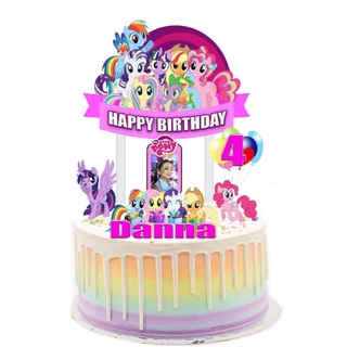 MLP My Little Pony Equestria Girls Cake Topper 8 Figures Set 