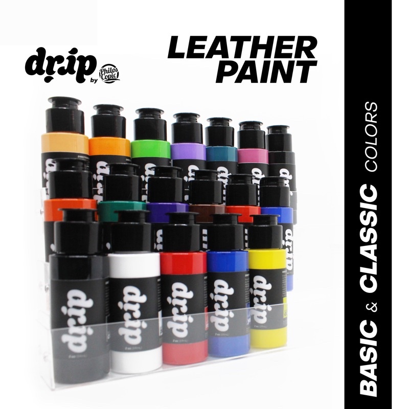 secureDrip Leather Paint BASIC and CLASSIC Colors Shoe Paint