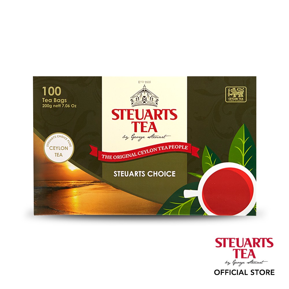 Steuarts Choice Ceylon Black Tea 100 Bags | Shopee Philippines