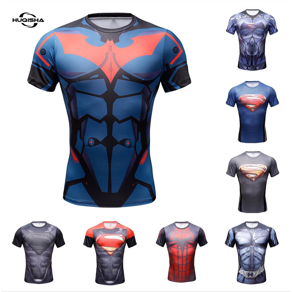 Young La X Superman Collab Compression T-Shirt - Black Large