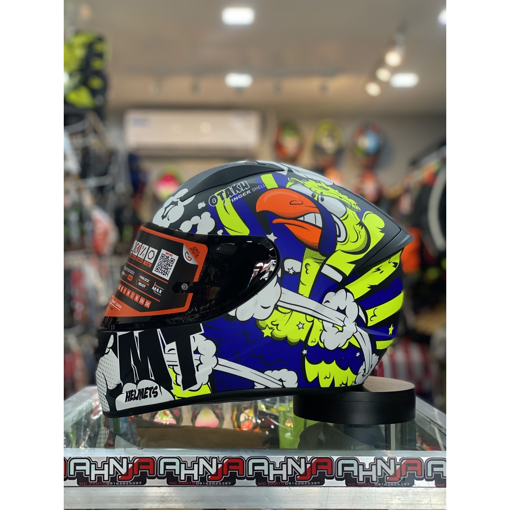 MT STINGER SHARK / POWERED / OTAKU FULL FACE SINGLE VISOR HELMET Shopee Philippines