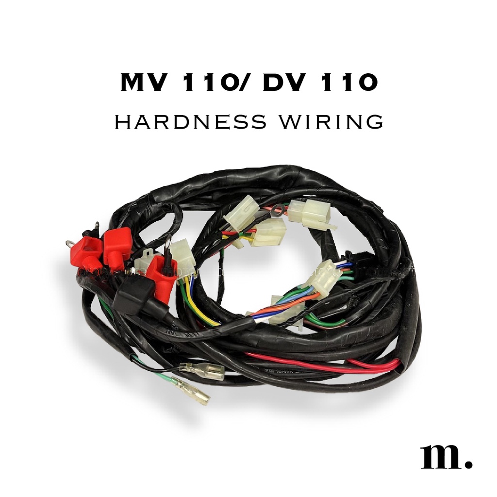 DEMAK MV110 / DV110 / MATRIX SPORT 110 - HARDNESS WIRING SET | Shopee ...