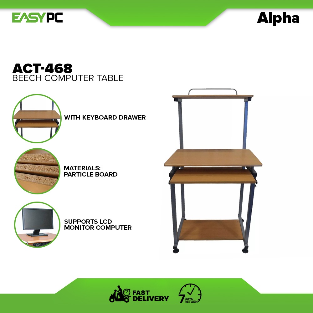 Alpha store computer table