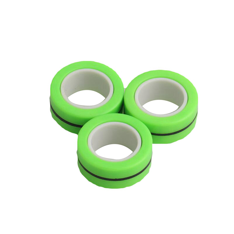 2024 New Fidget Toys Fingears Magnetic Rings Fidget Toy Magnetic ...
