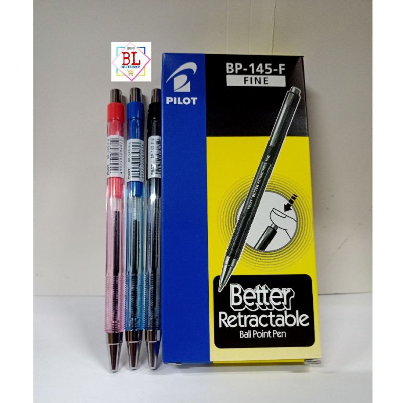 PILOT Retractable Ballpen BP145F Shopee Philippines