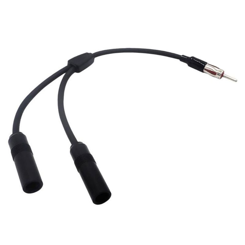 EDB* 50cm Auto Car Antenna Extension Cord Male Female Car AM FM Radio ...
