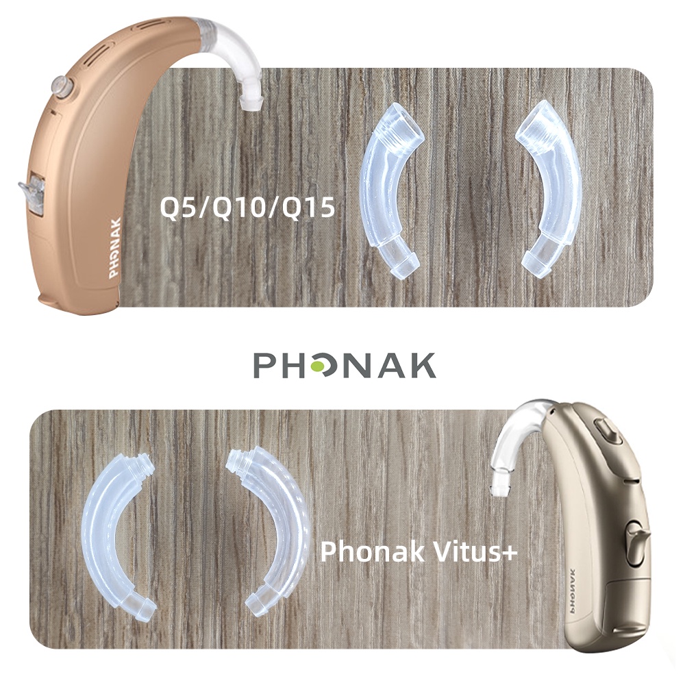 Phonak Hearing Aid Ear Hook Replacement Tube Connector for Phonak