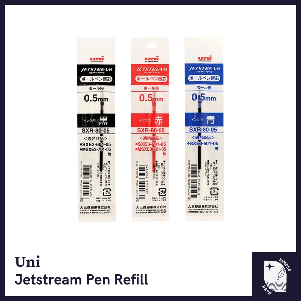 [On Hand] Uni Jetstream Pen Refill Shopee Philippines