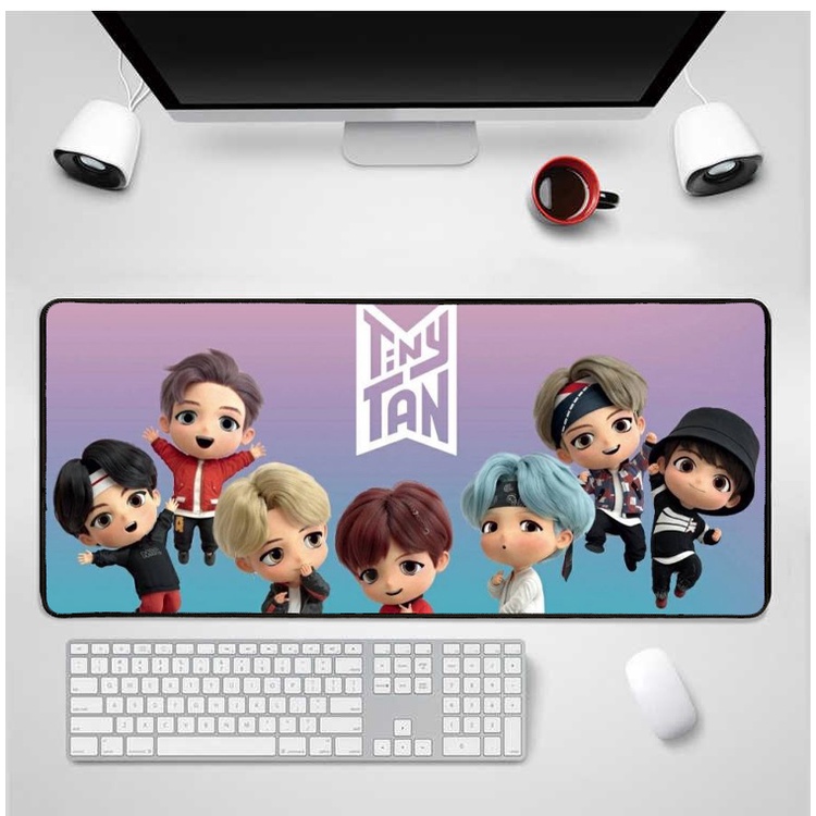 BTS TINYTAN GAMING MOUSE PAD 30x70cm | Shopee Philippines