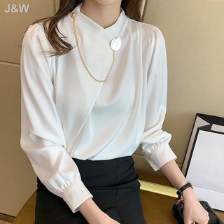 S-3Xl Korean Fashion Elegant White Blouse Women Plus Size Long Sleeve