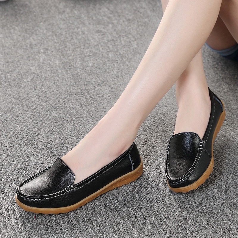 MITATA comfortable leather women loafers shoes Shopee Philippines